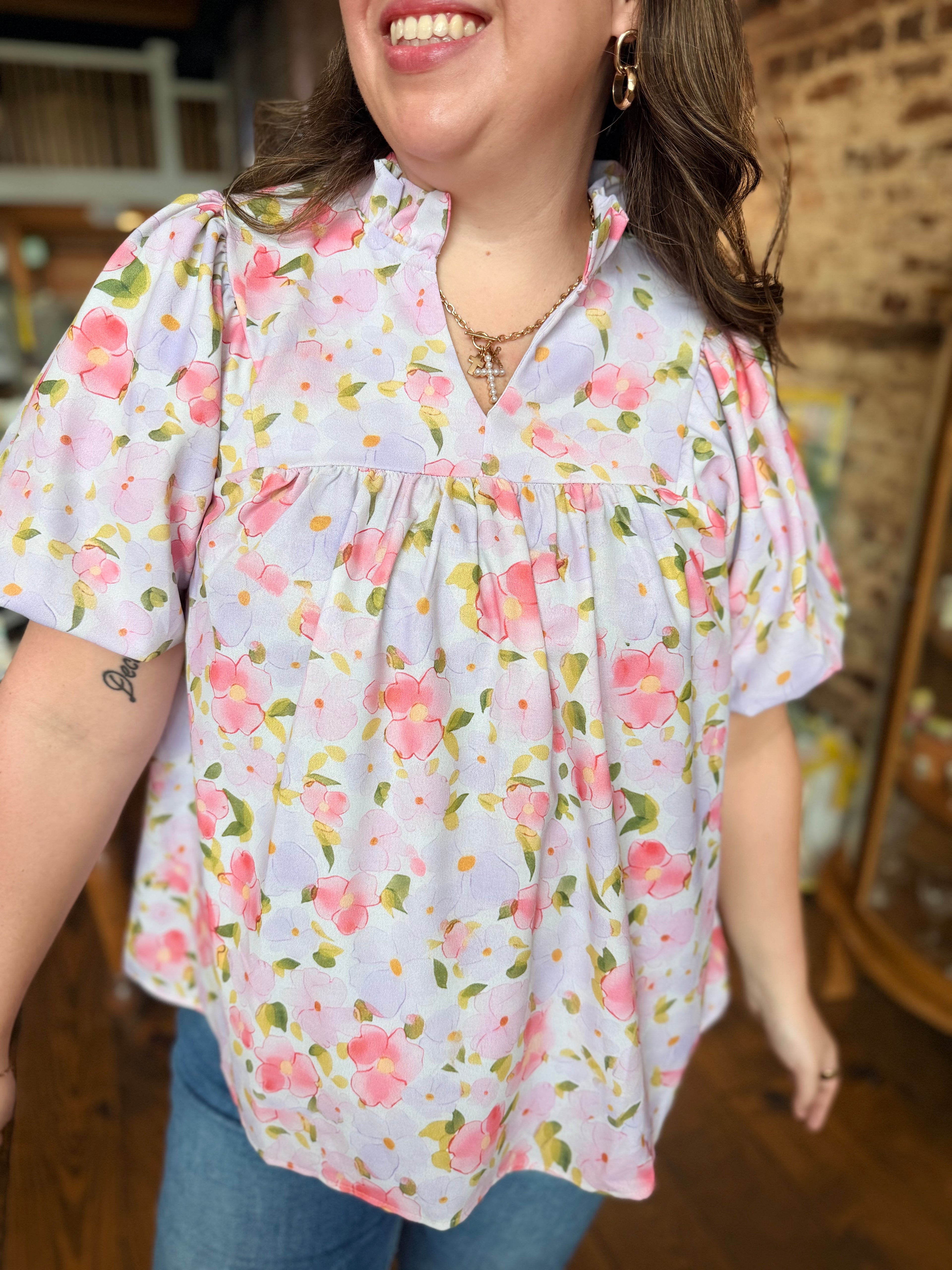 The Blooming Bright Top