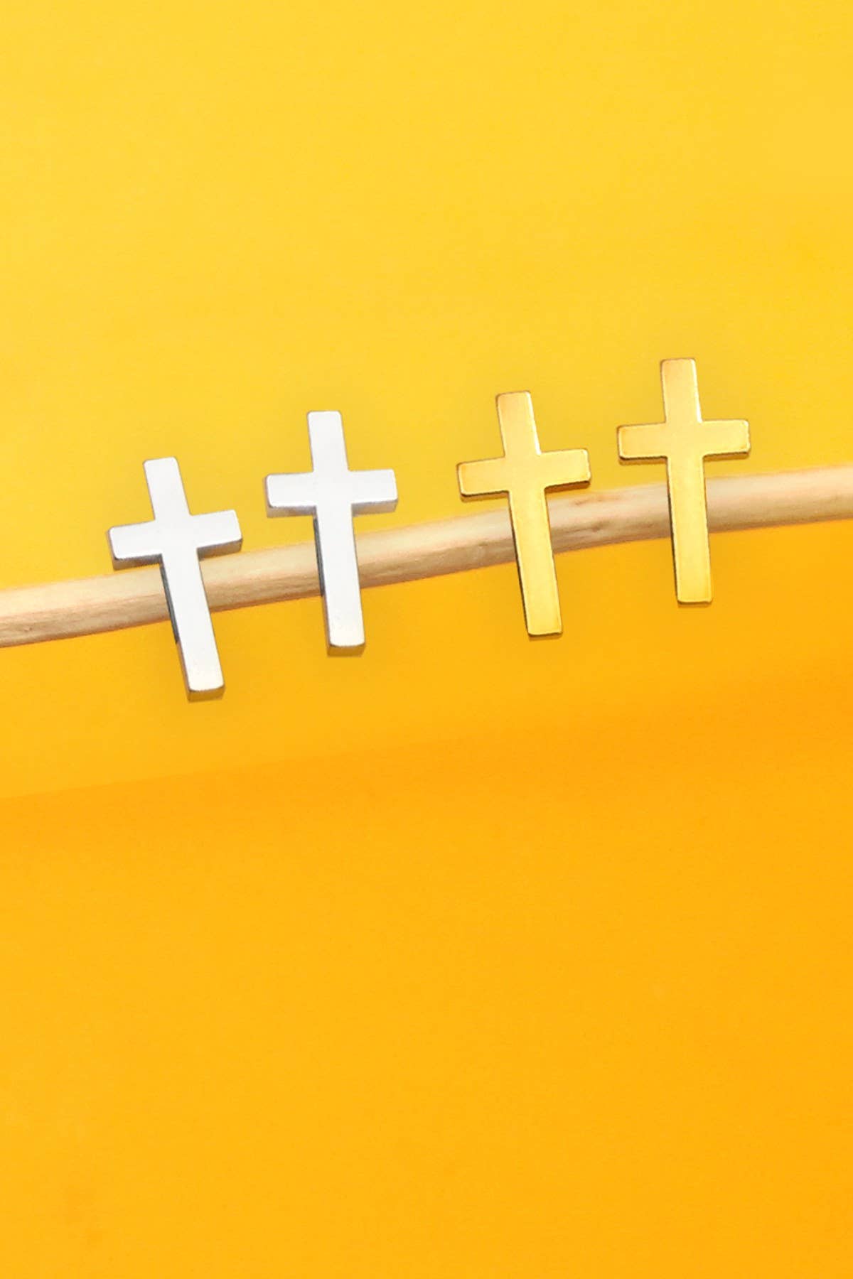 Cross Stud Earrings