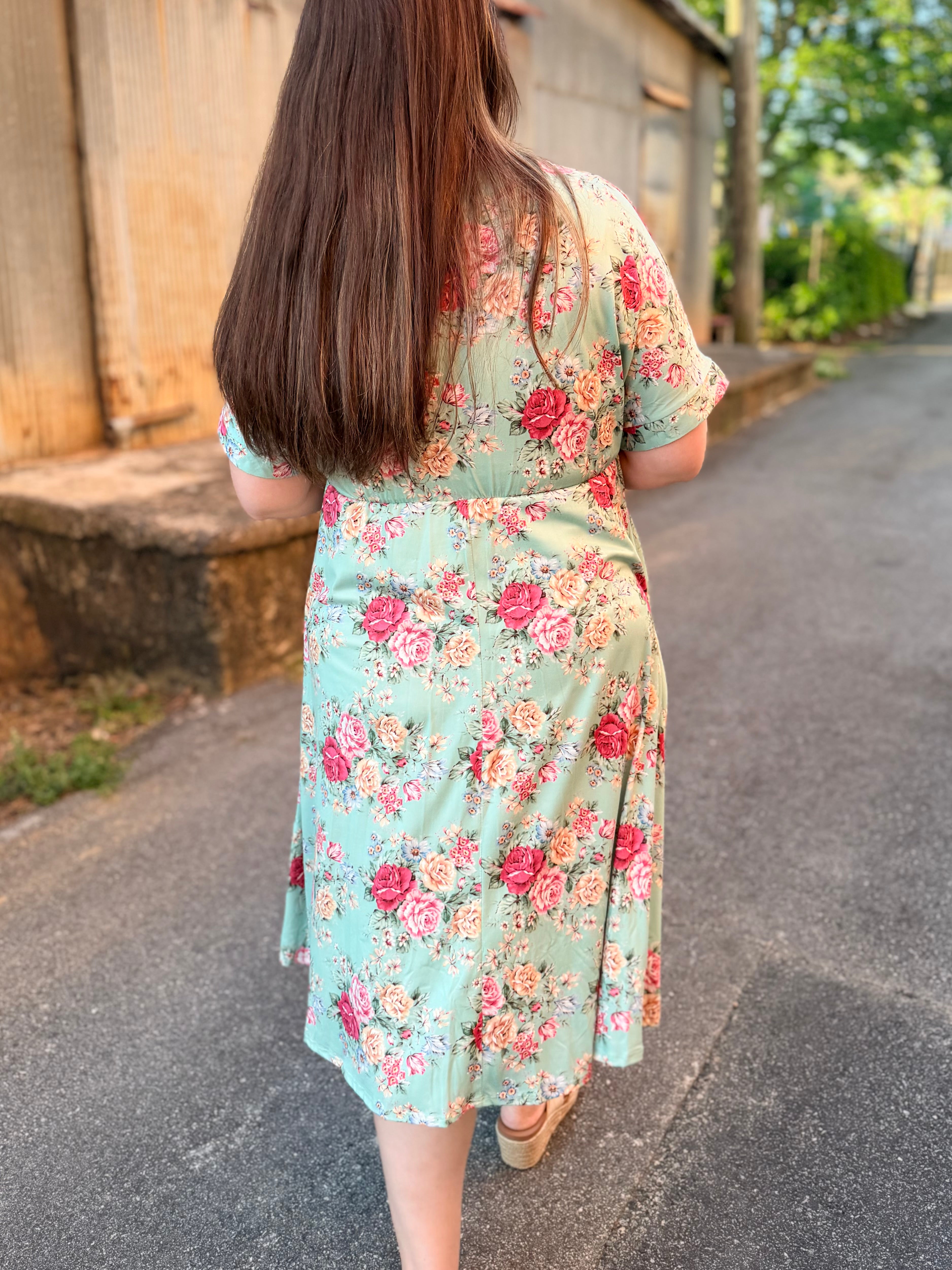 The Garden Grace Midi Dress