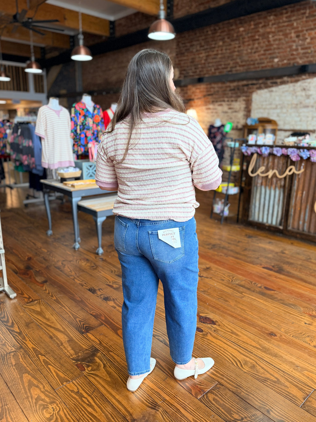 Journey Missy Seamed Barrel Jeans