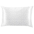 Lemon Lavender Printed Silky Satin Pillowcase