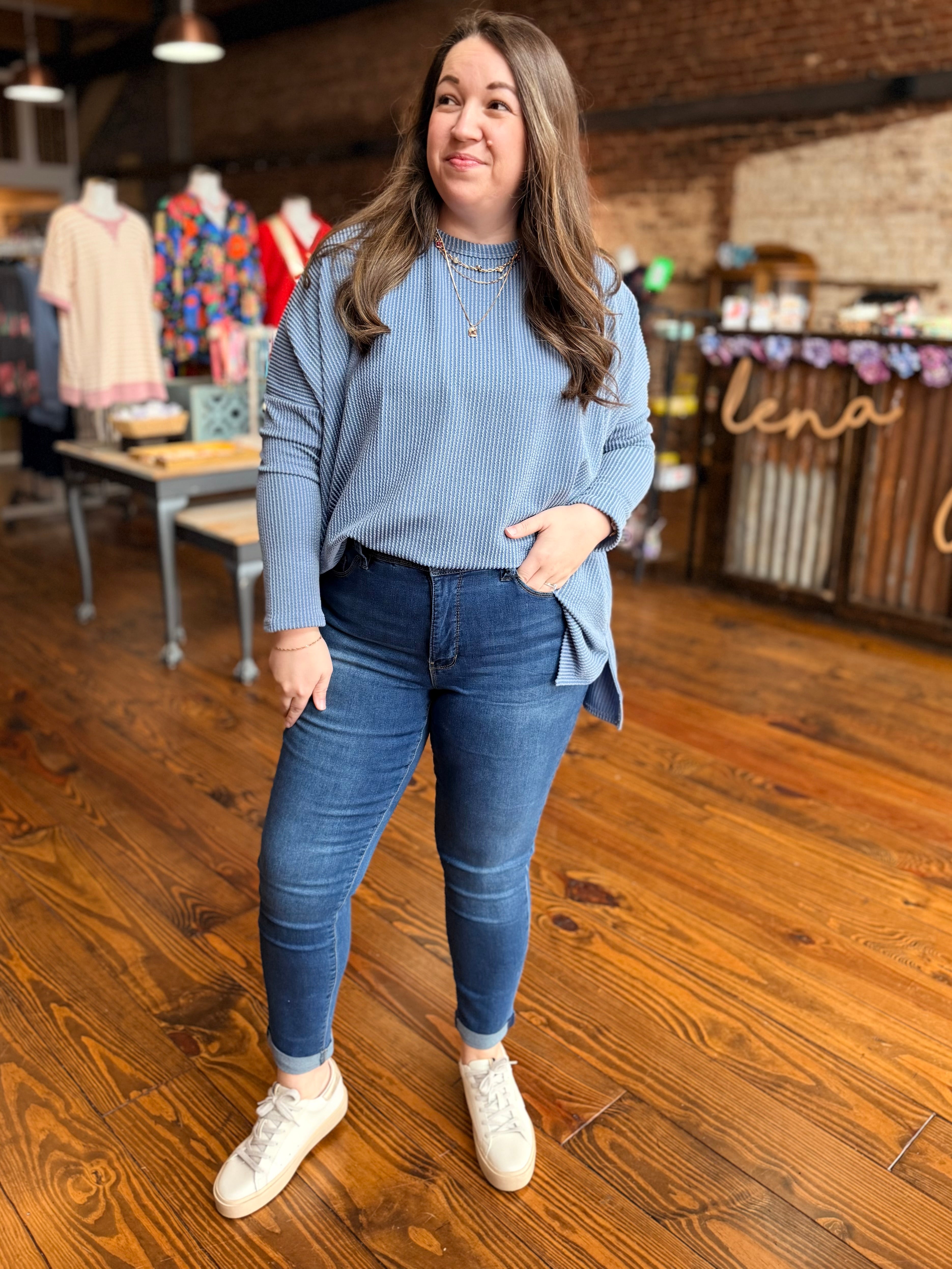 Zoey Missy Cuffed Ankle Jeans