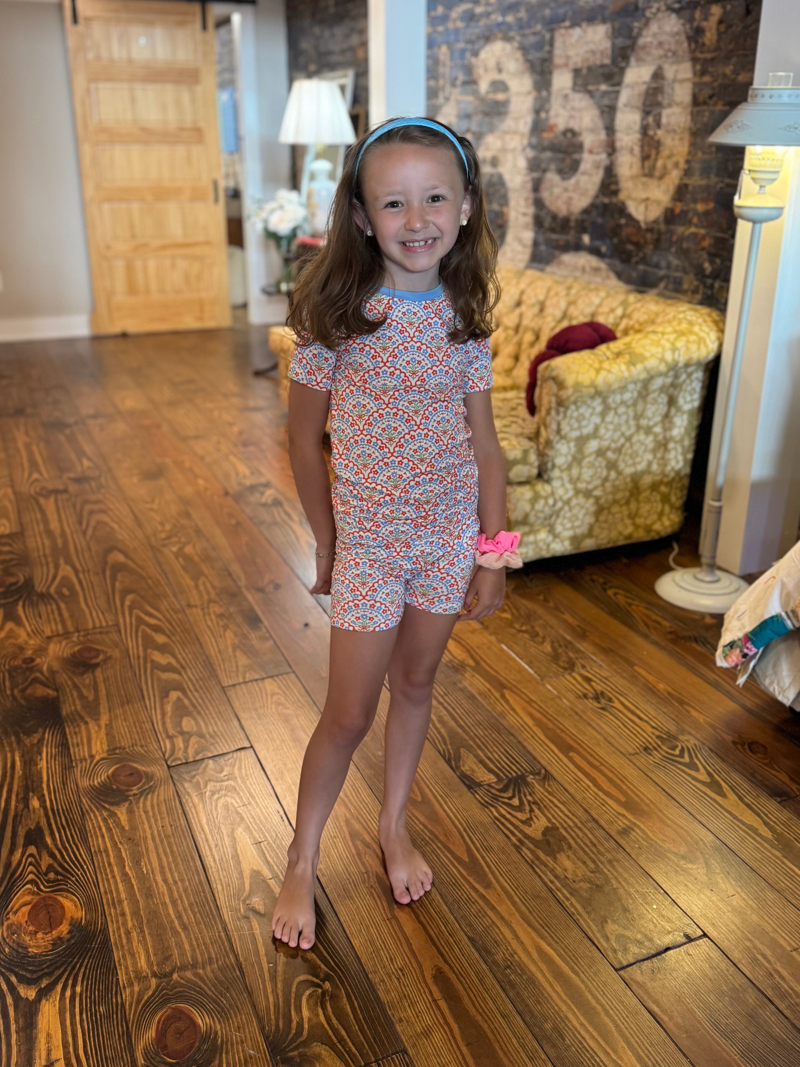 Americana Bloom Bamboo Pajamas Set