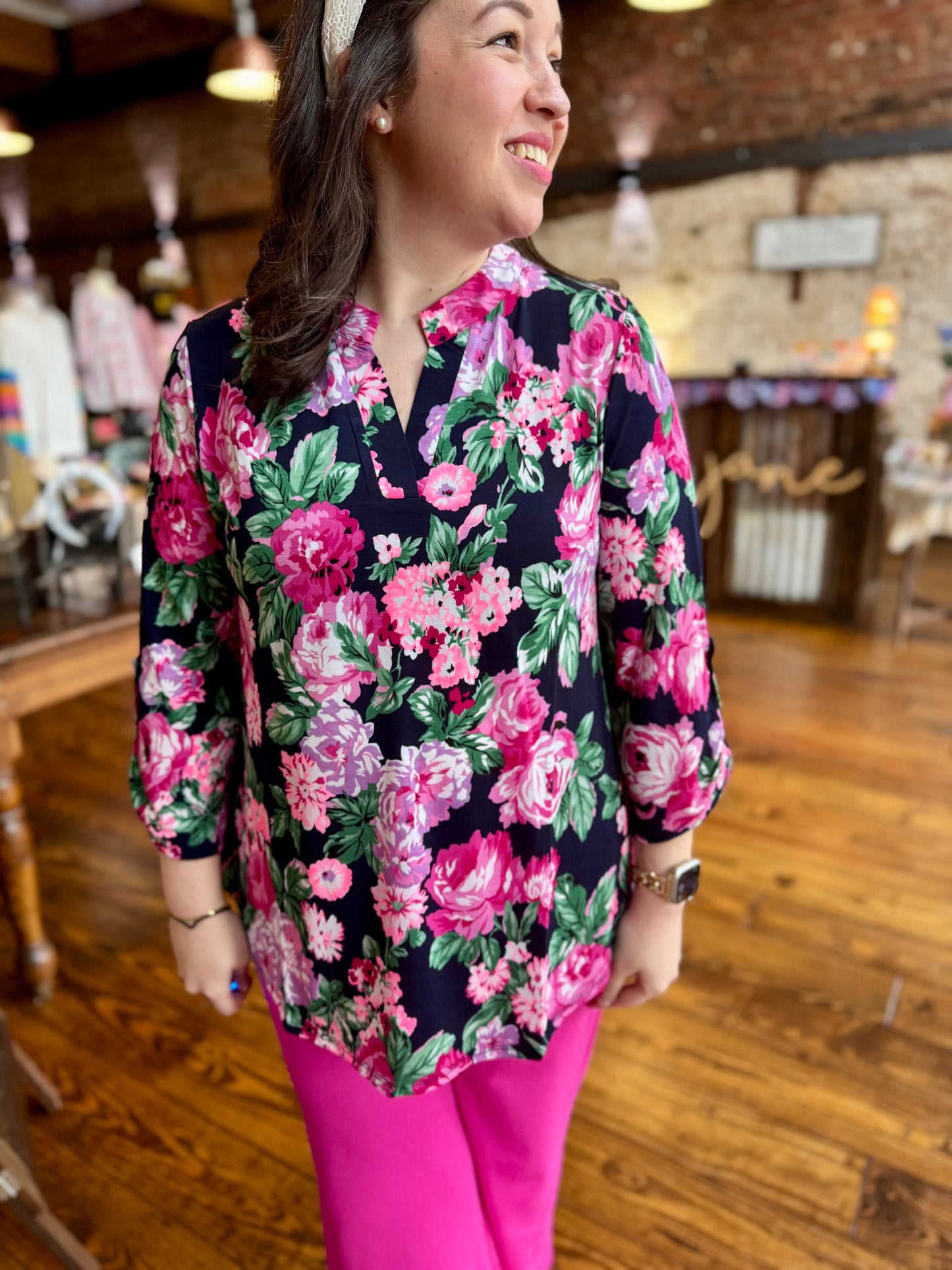 Libby Rose Floral Top