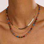 Stone Layered Necklace