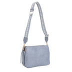 Mila 3 Compartment Crossbody Bag With Guitar Strap