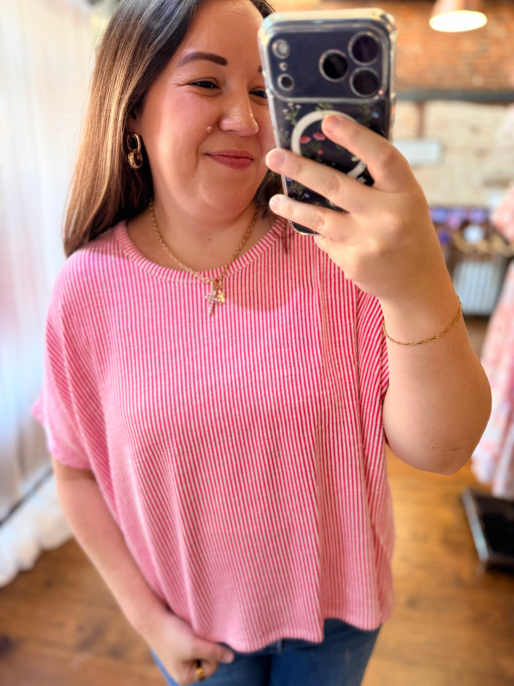 The Berry Sweet Stripe Top