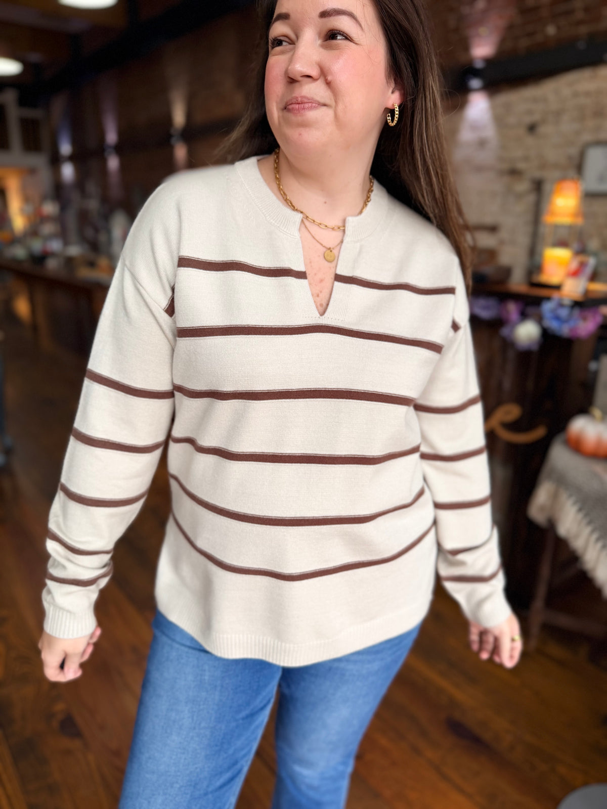 The Sweet Simplicity Striped Sweater