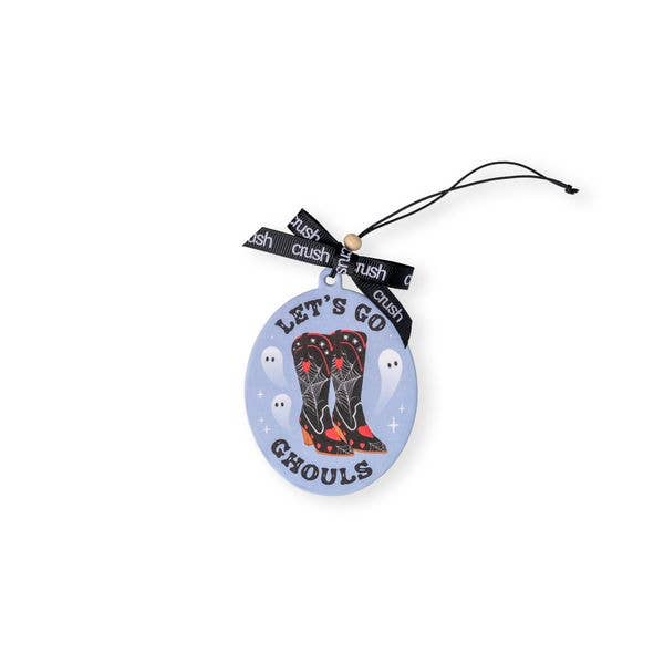 Let's Go Ghouls Car Air Freshener