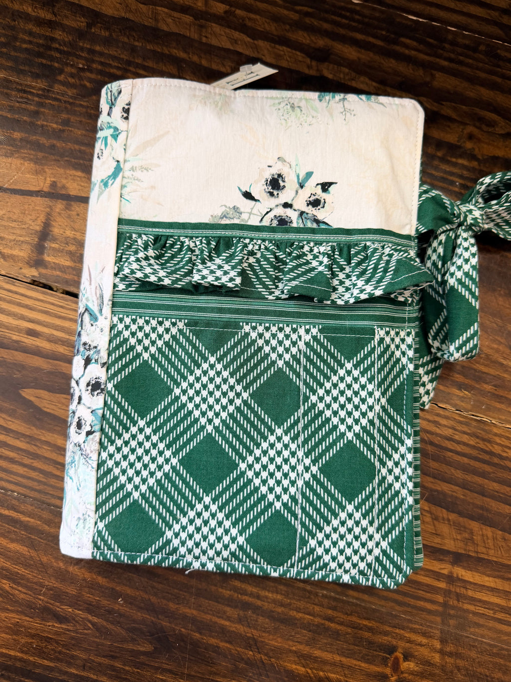 Bible Cover - Green Floral
