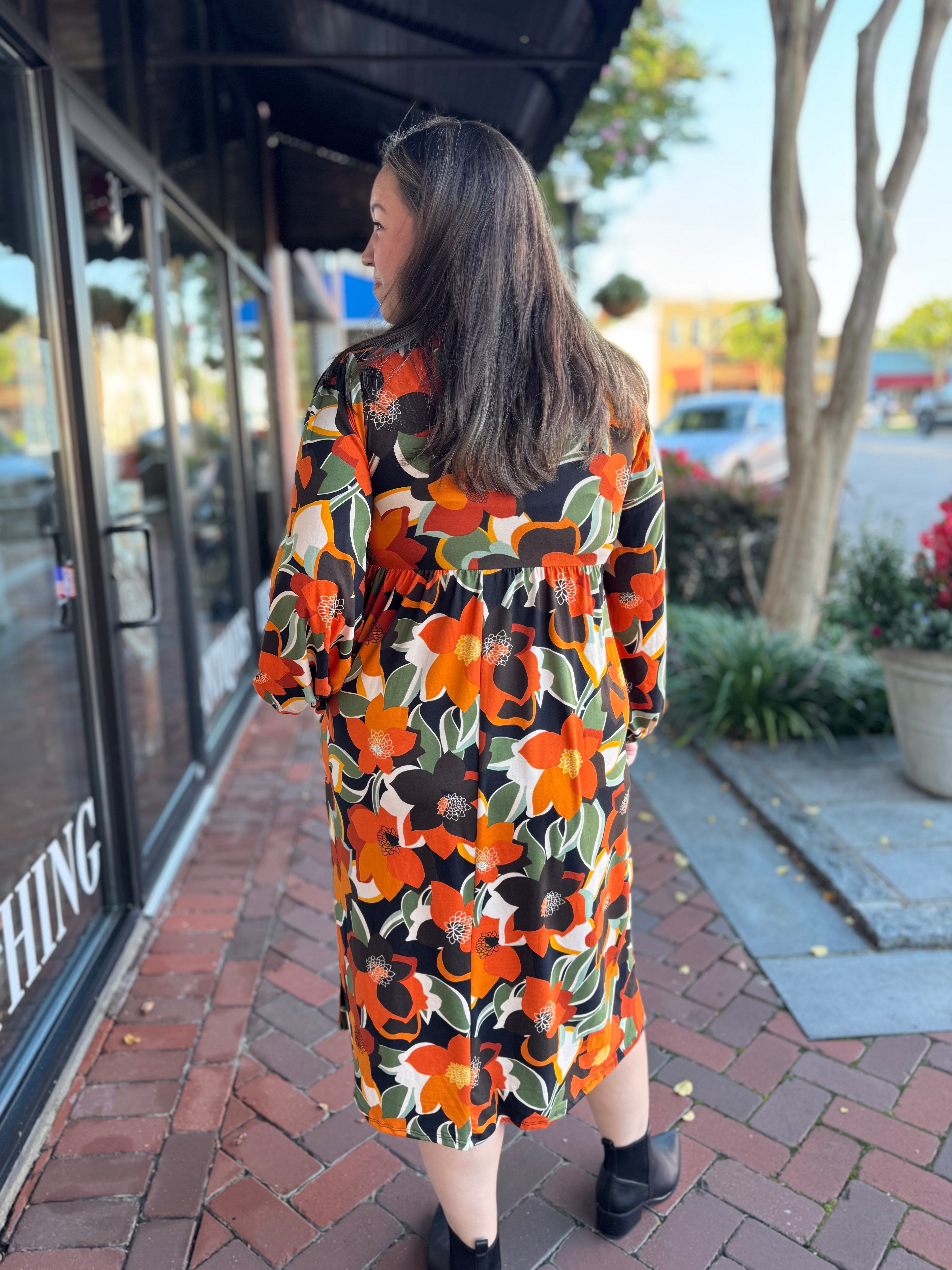 Sunset Stroll Midi Dress
