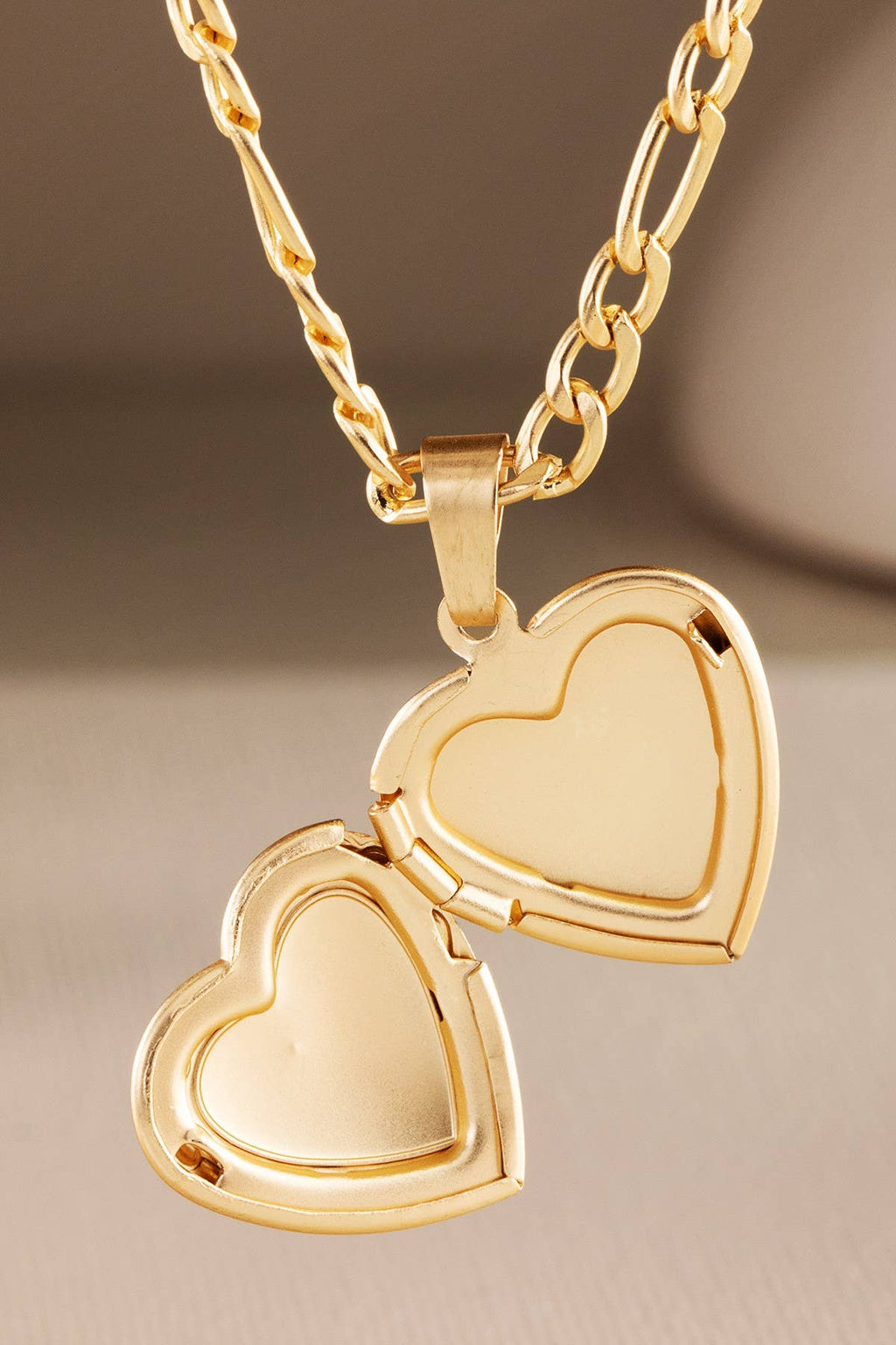 Layered Pearl & Heart Charm Necklace Set