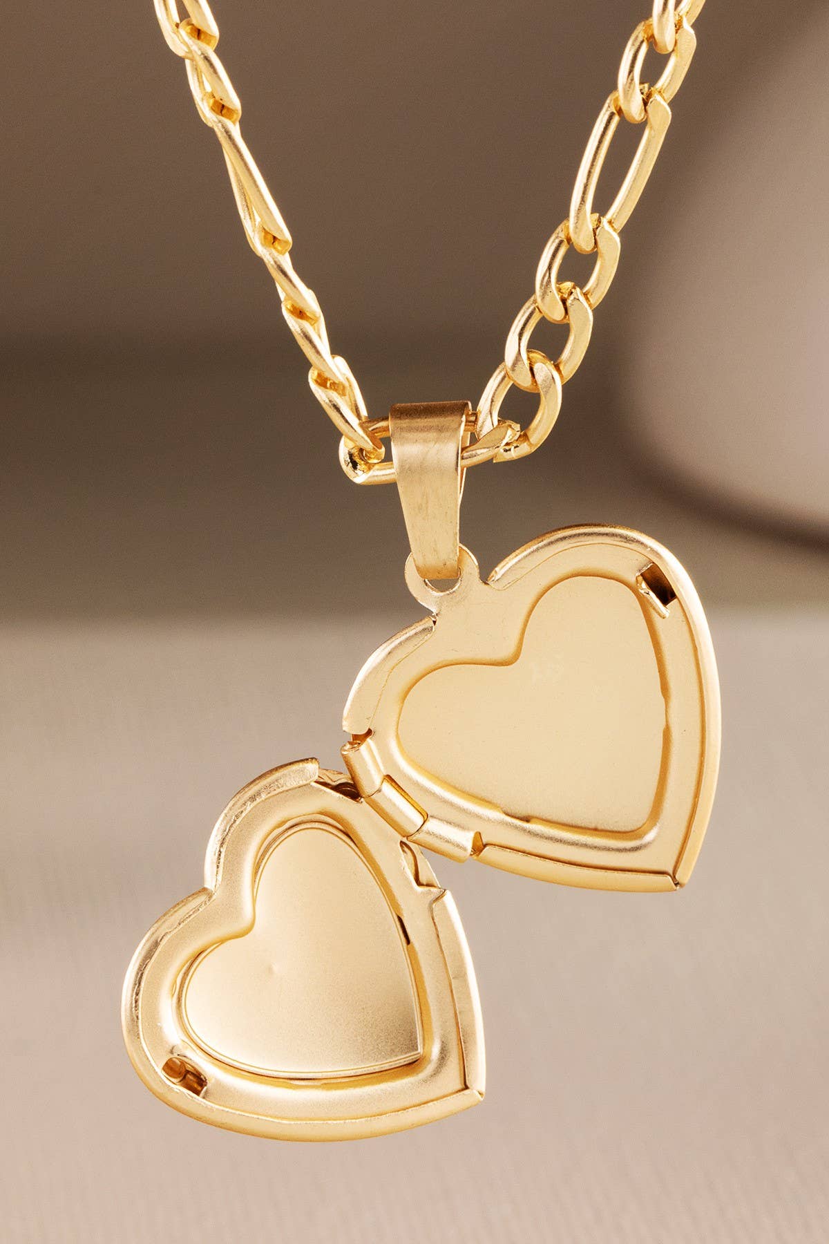 Layered Pearl & Heart Charm Necklace Set