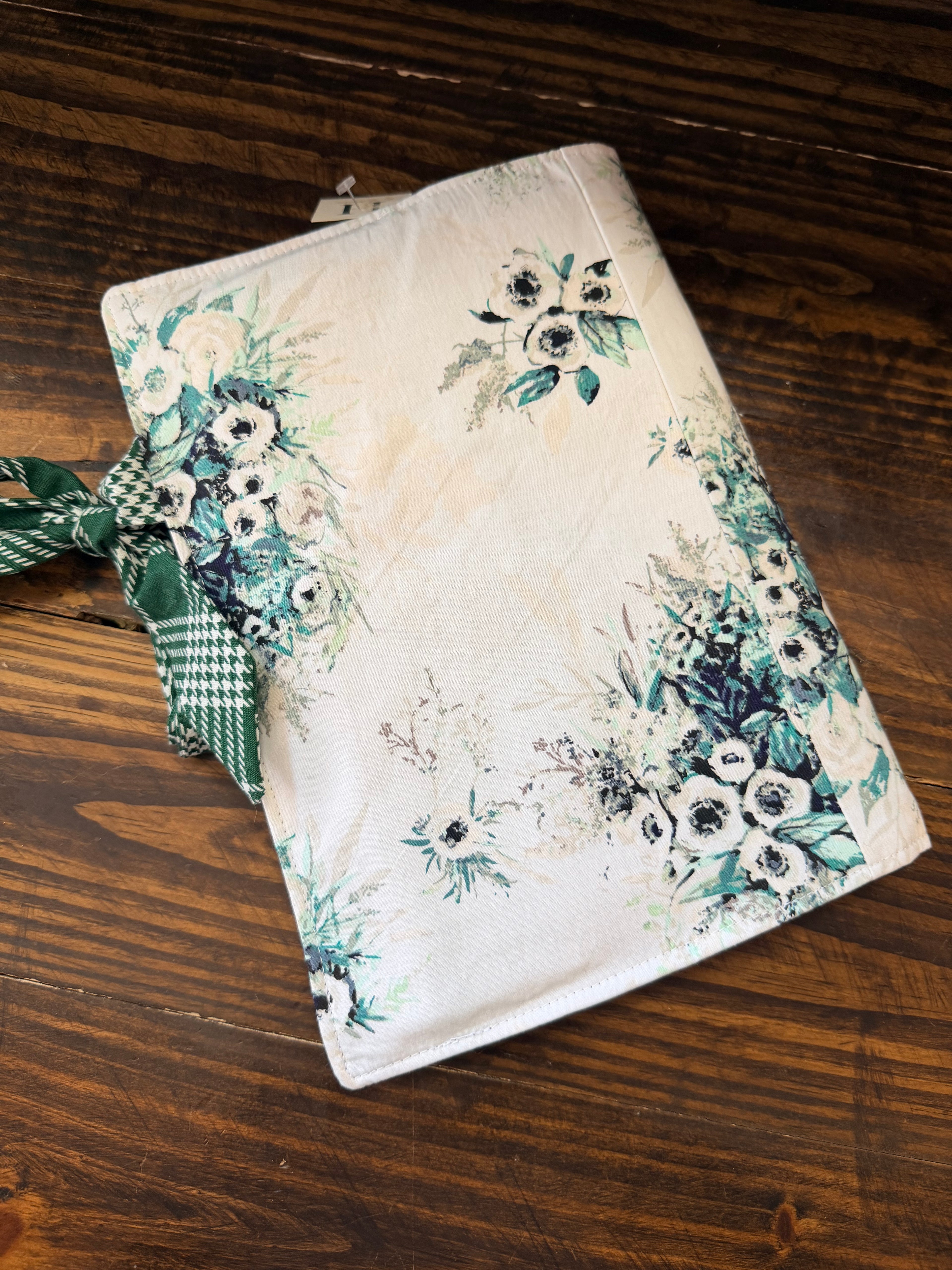 Bible Cover - Green Floral