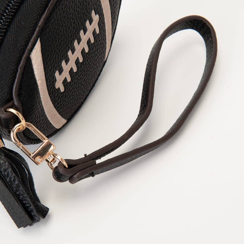 Football Wristlet with Tassel
