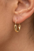 Polished Tube Hoop Earrings