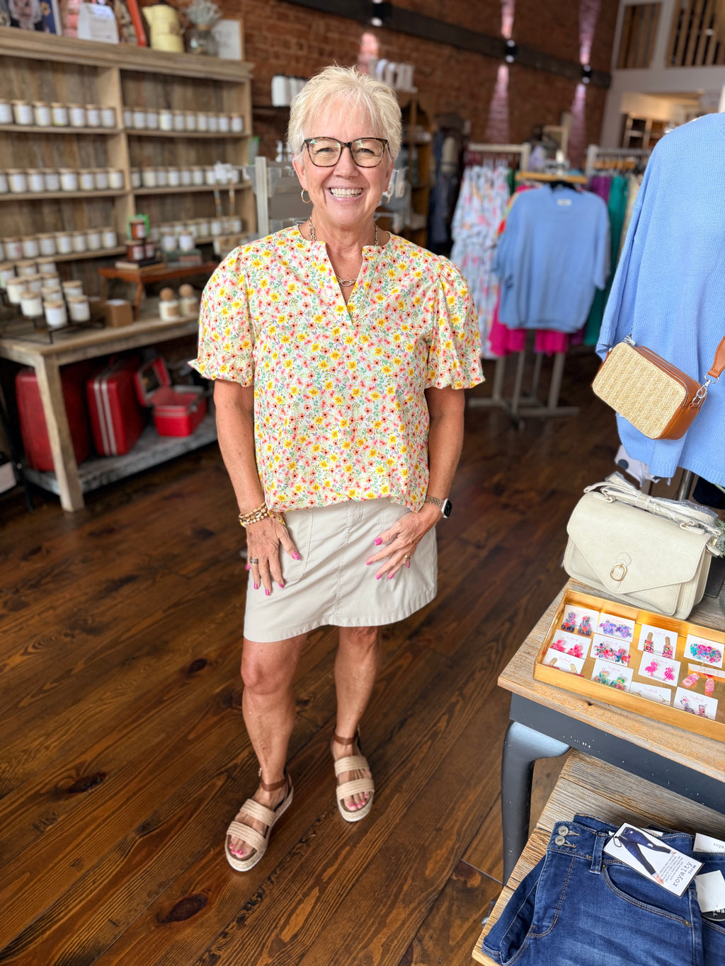 The Sunshine & Daisies Blouse