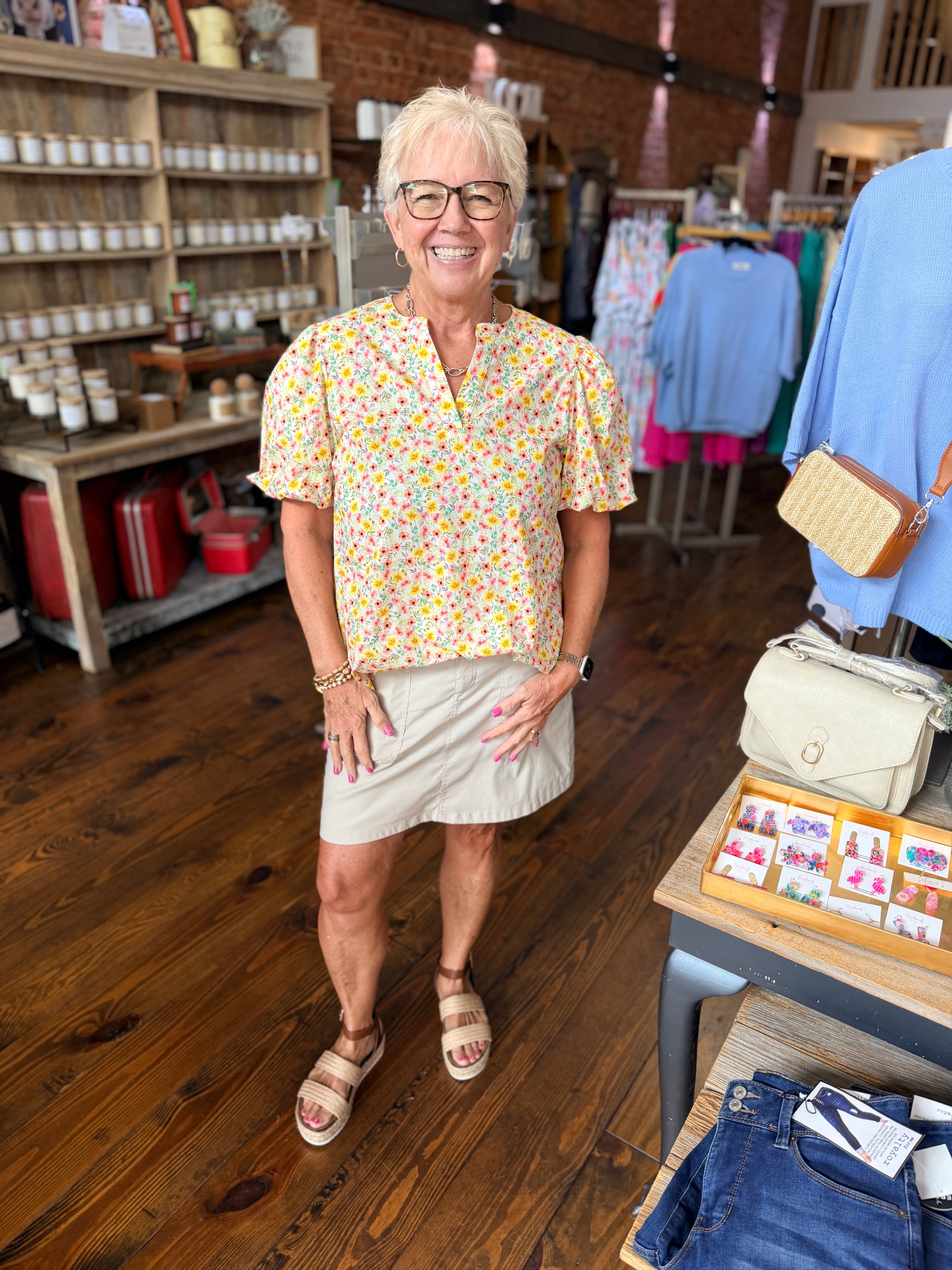 The Sunshine & Daisies Blouse