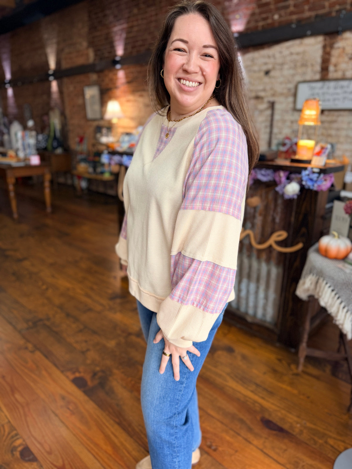 Patchwork & Pretty Pullover Top