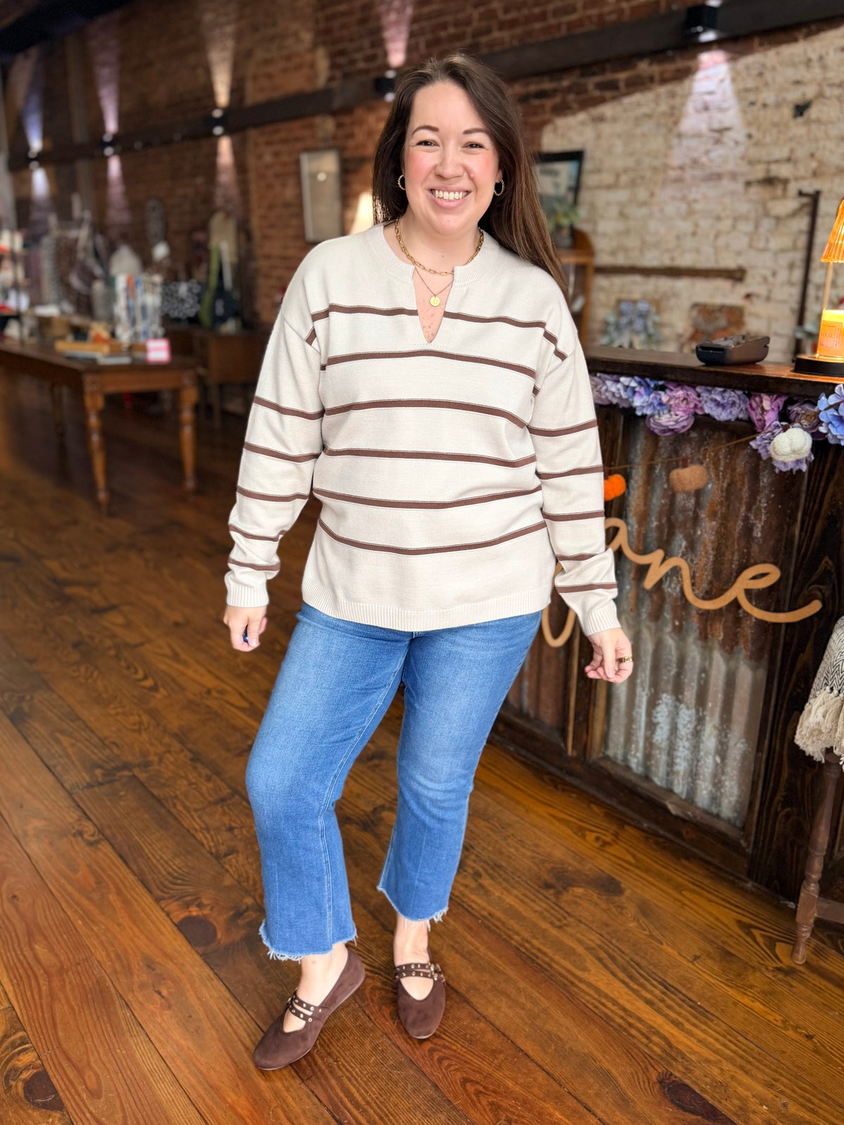 The Sweet Simplicity Striped Sweater