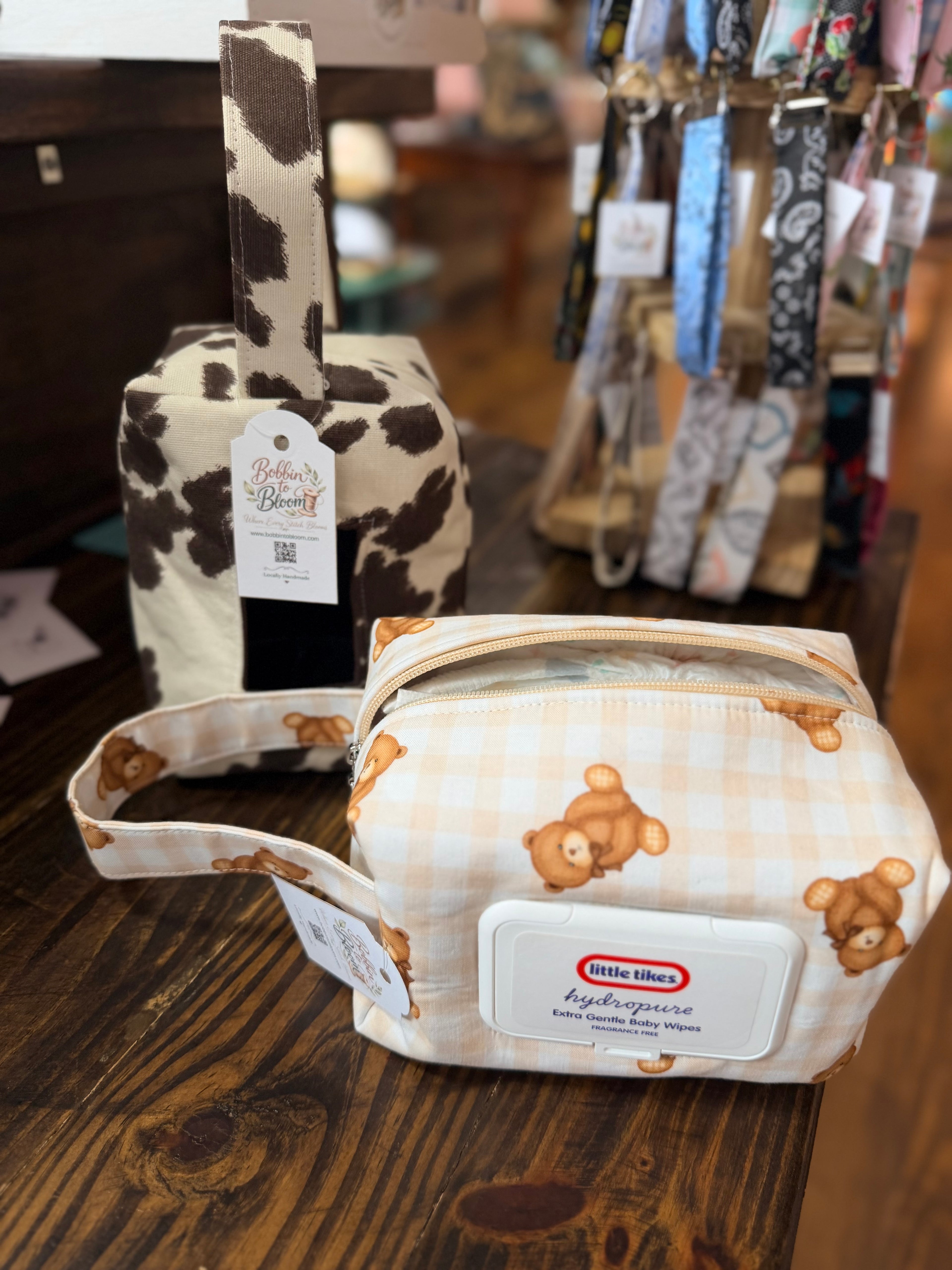 Bobbin to Bloom Diaper & Wipe Pouch