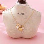 Multi-Heart Charm Necklace