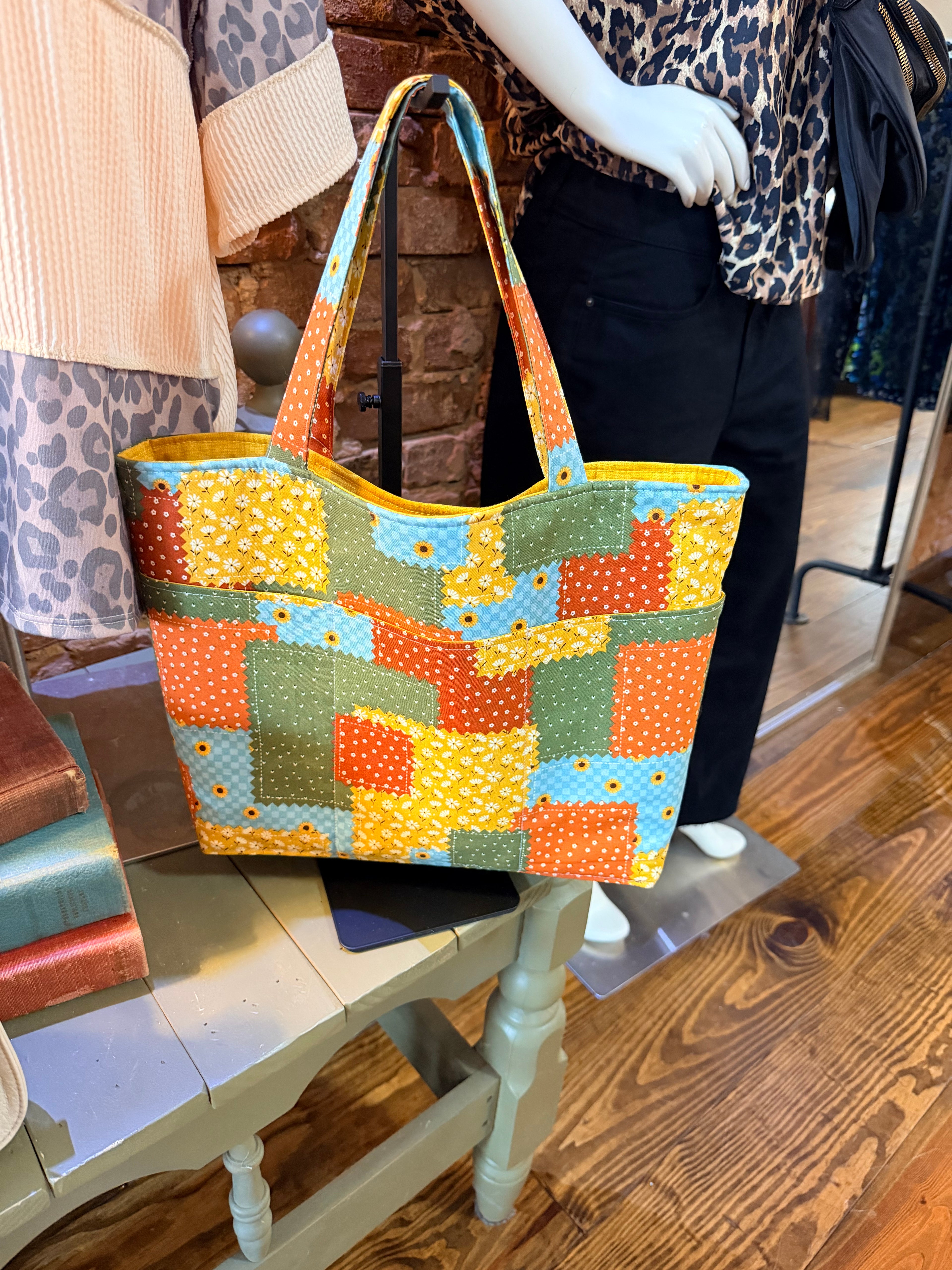 Bobbin to Bloom Autumn Patchwork Tote