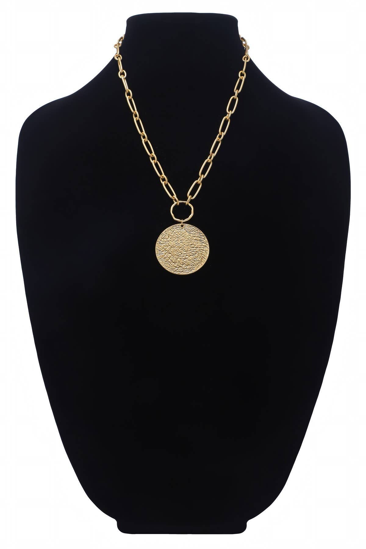 Dainty Chain Link Coin Necklace