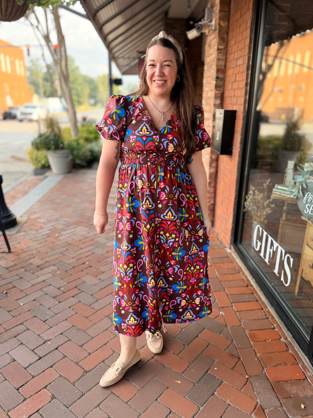 Meet Me at the Market Midi Dress