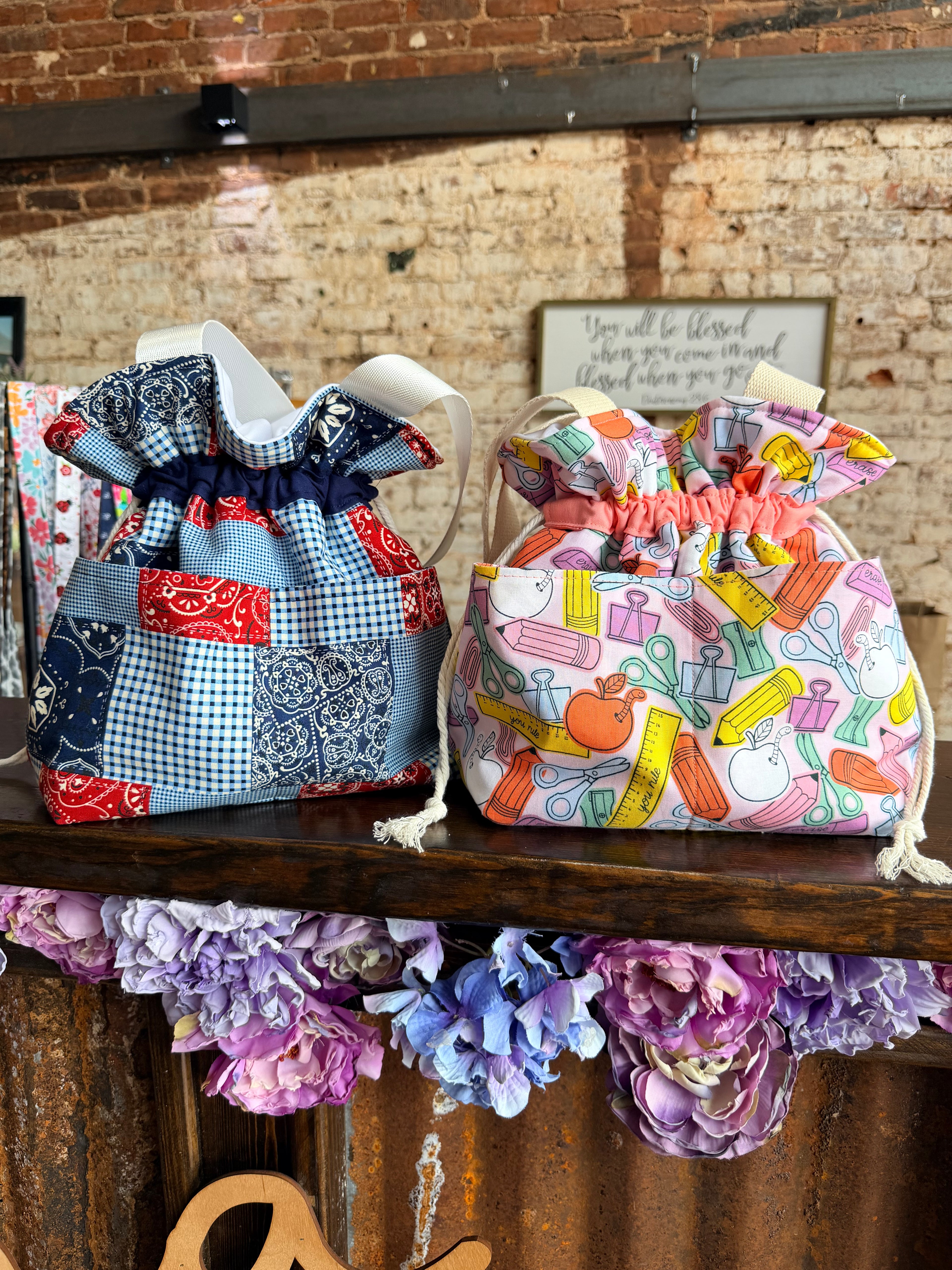 Bobbin to Bloom Lunch Bag