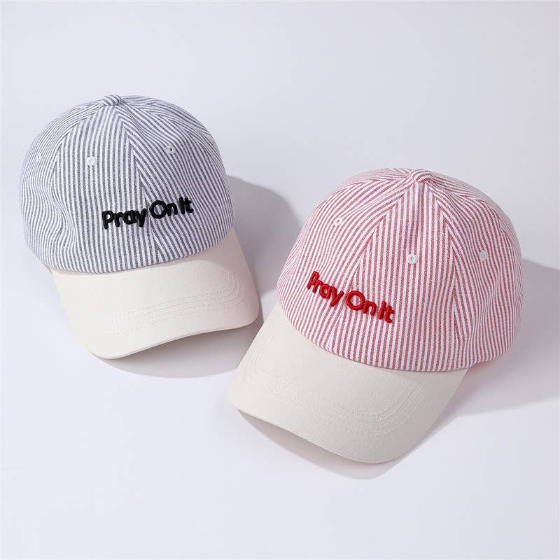 Pray On It Stripe Hat