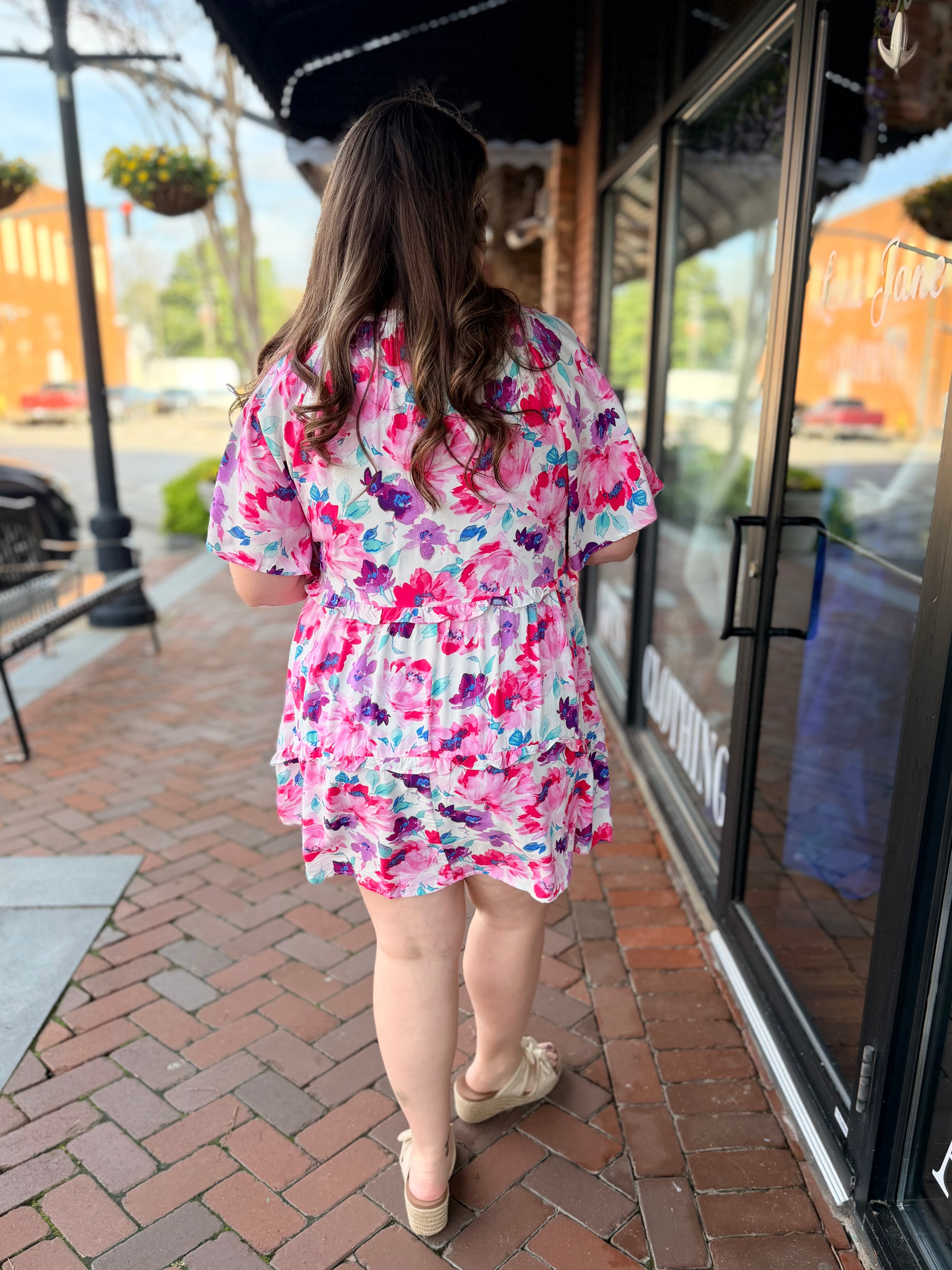 The Watercolor Garden Dress