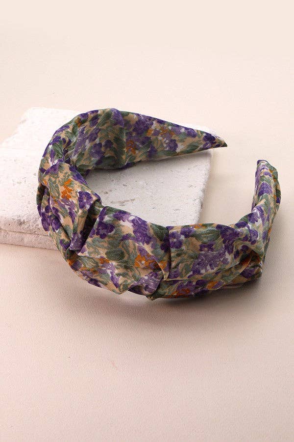 Floral Wide Headband