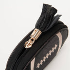 Football Wristlet with Tassel