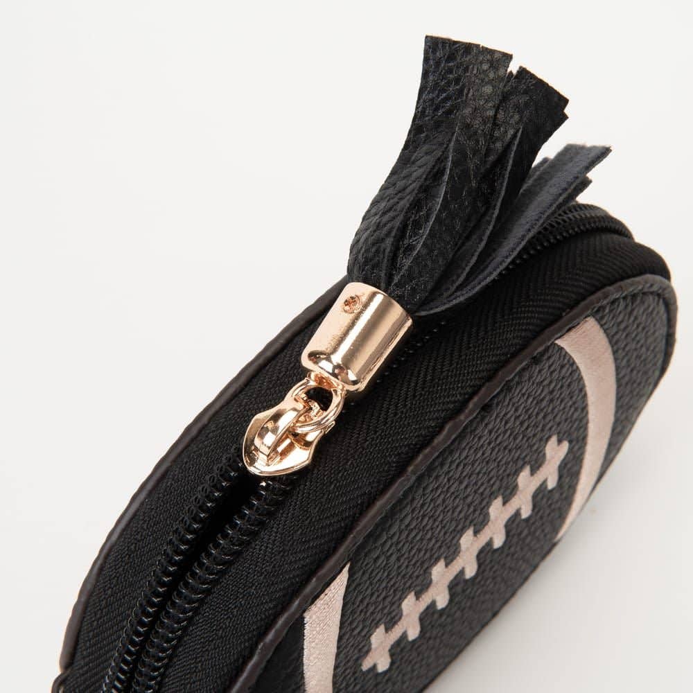 Football Wristlet with Tassel