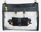 Clear Crossbody Bag With Sunglasses Holder