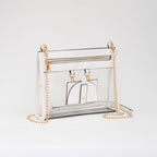 Clear Crossbody Bag With Sunglasses Holder