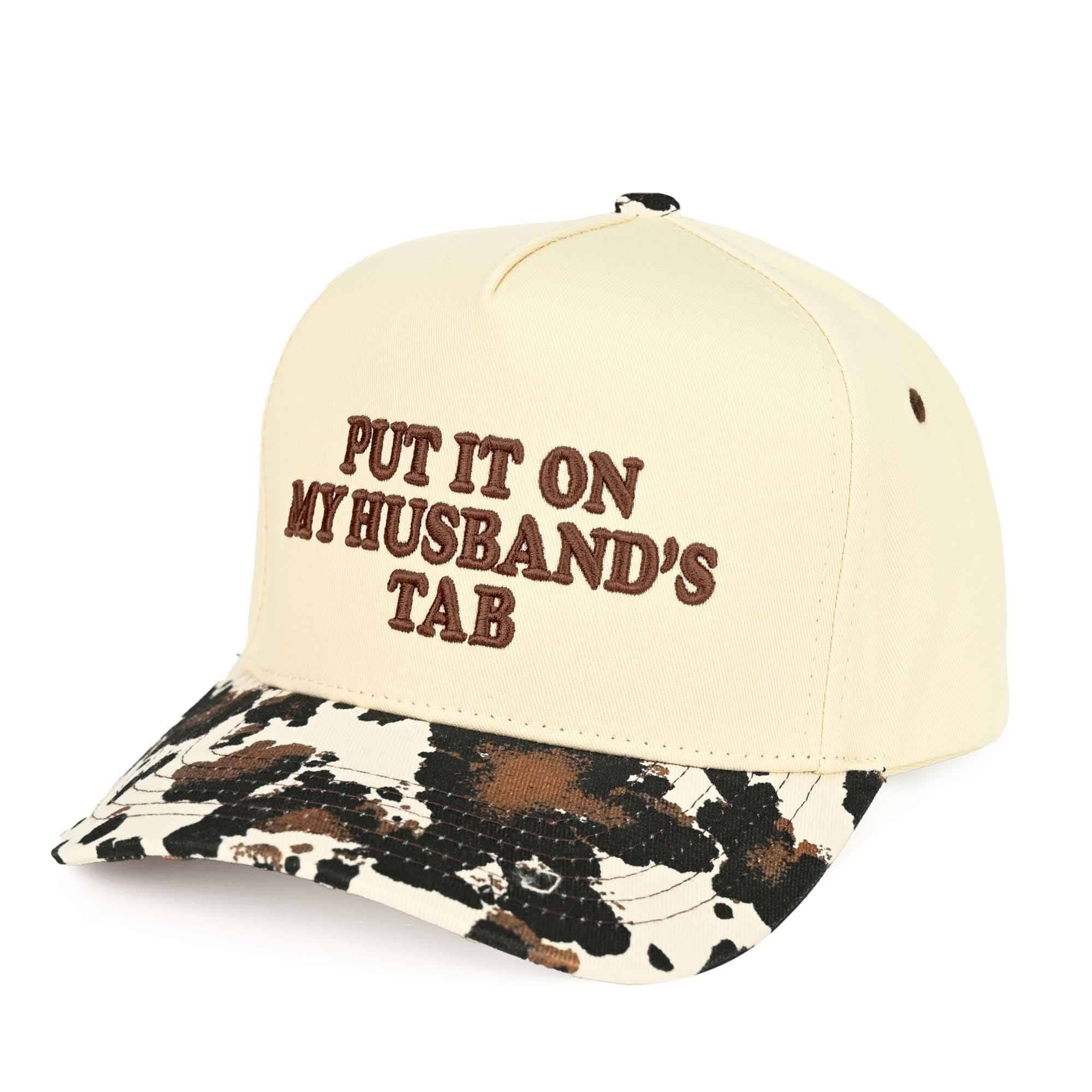 Put It On My Husband's Tab Trucker Hat