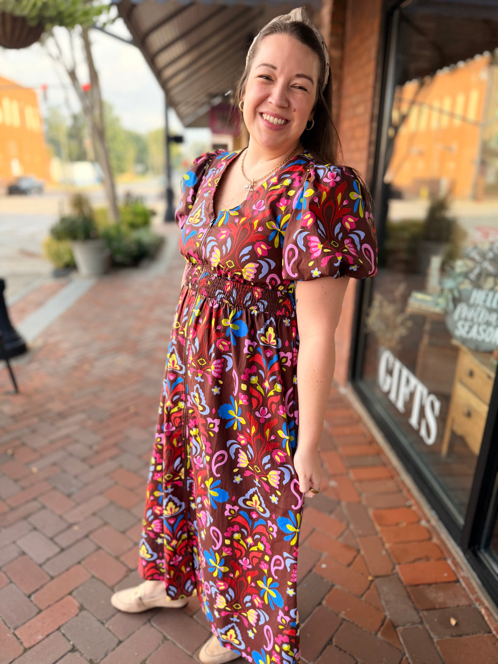 Meet Me at the Market Midi Dress