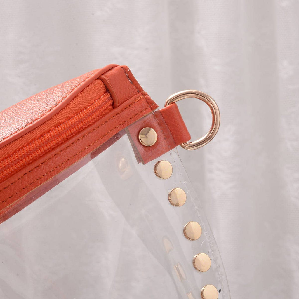 Lorna Clear Studded Crossbody Bag