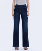 Vintage High Rise Flare Jeans - Vervet