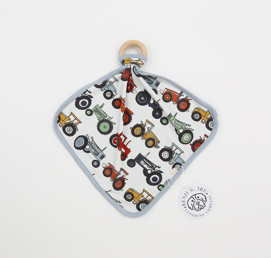 Vintage Tractor Bamboo Lovey