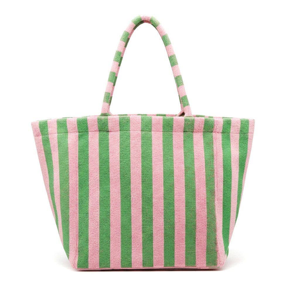 Striped Terry Beach Tote Bag
