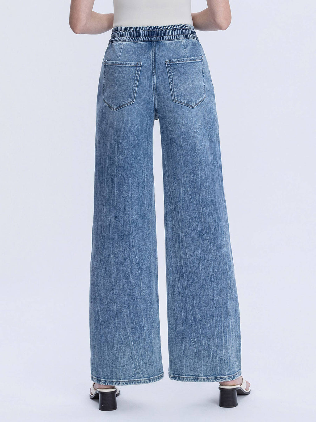 Everyday Comfort Wide Leg Jeans