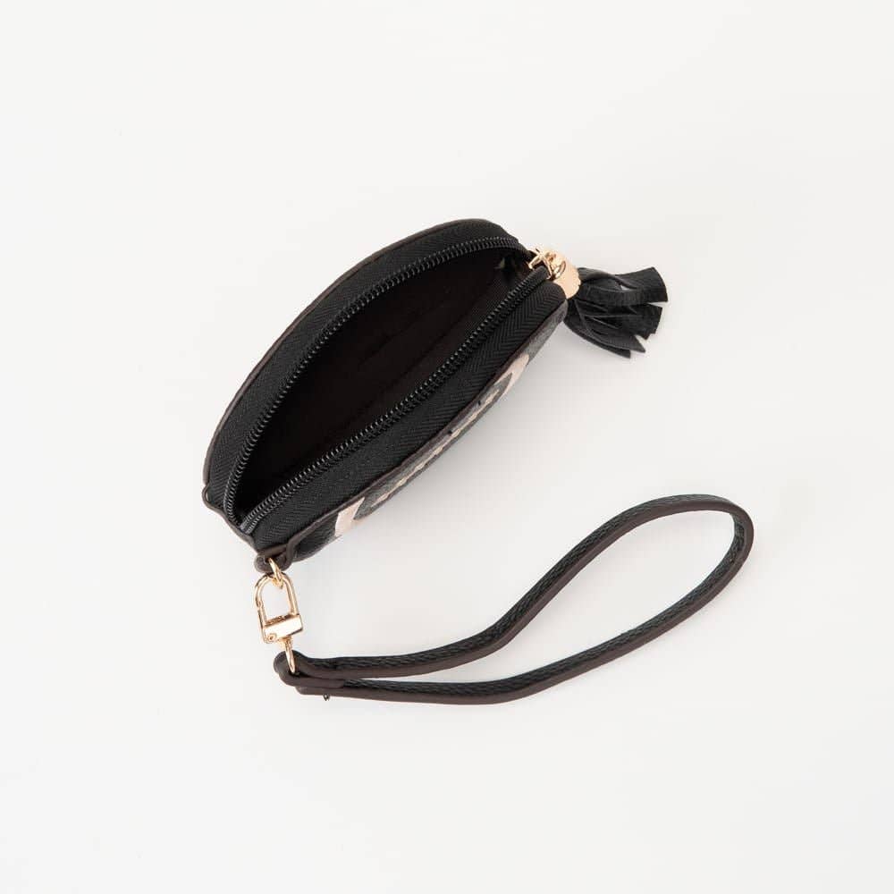 Football Wristlet with Tassel