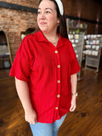 All the Right Reasons Button-up Blouse