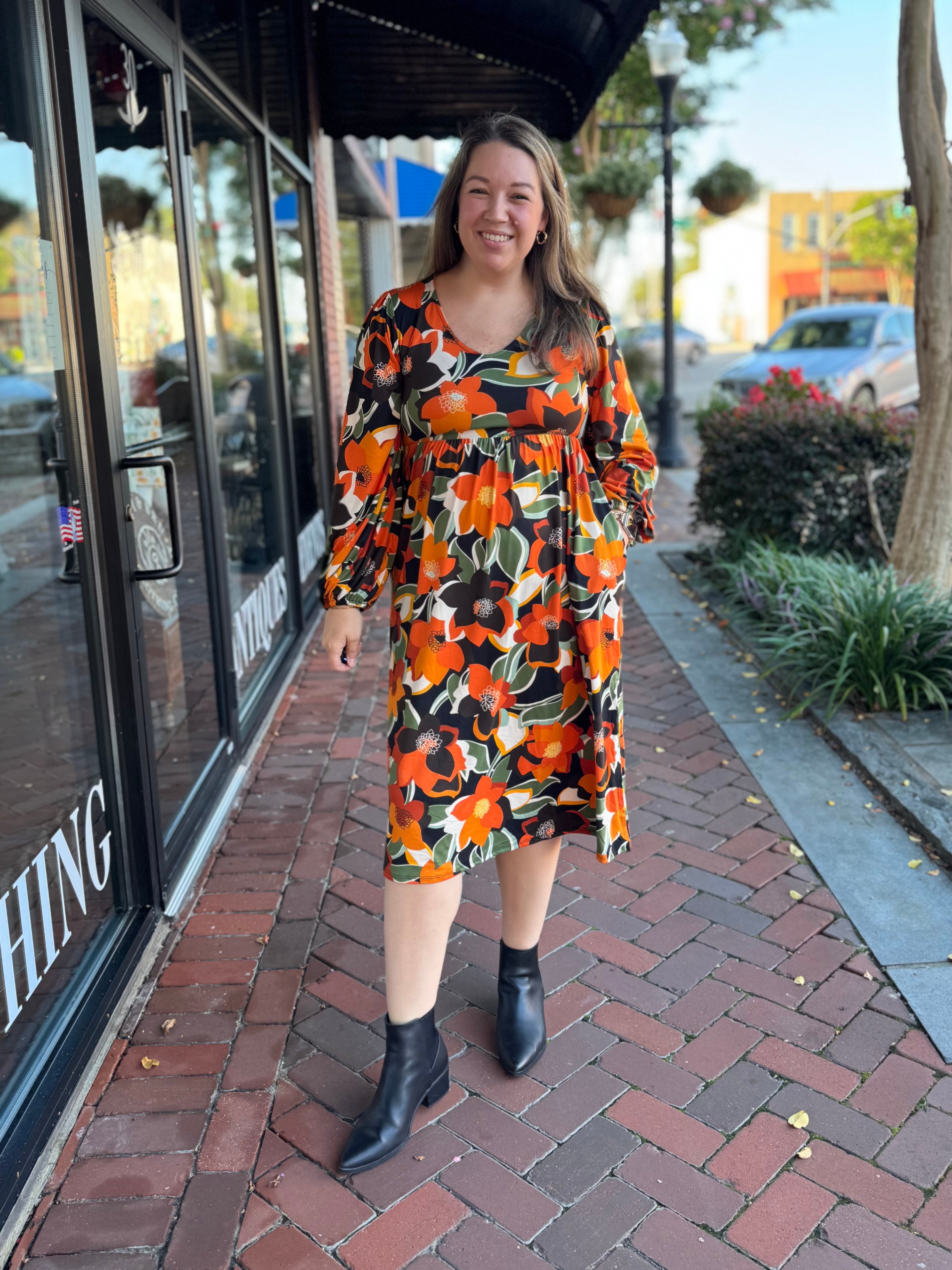 Sunset Stroll Midi Dress