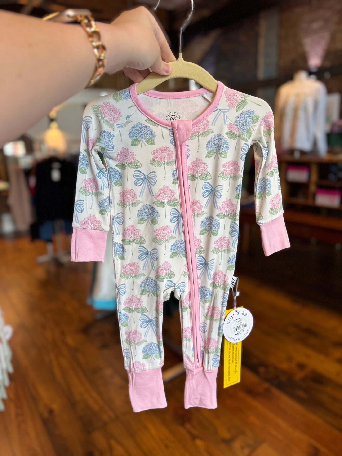 "Our Favorite Things" Bamboo Zippie Pajamas