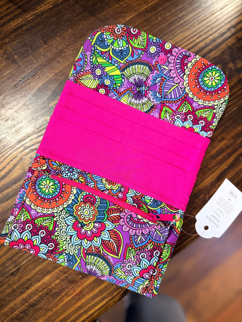 Bobbin to Bloom Accordion Wallet