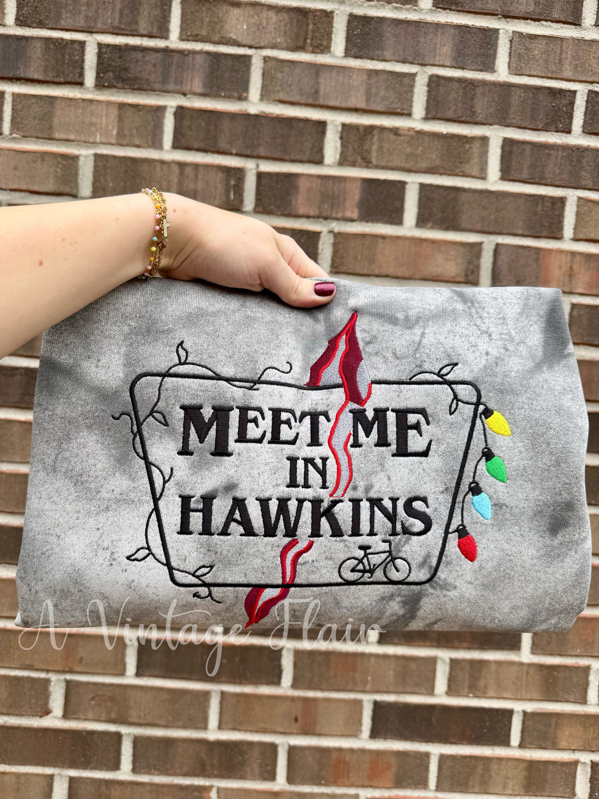 A Vintage Flair Hawkins Sweatshirt